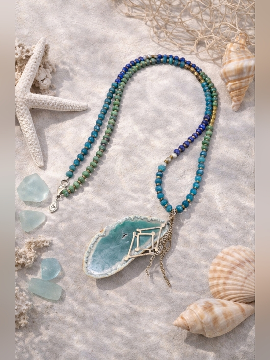 Silpada Jewelry - Silpada Sterling Silver 925 Santa Marta Multi-Stone Necklace